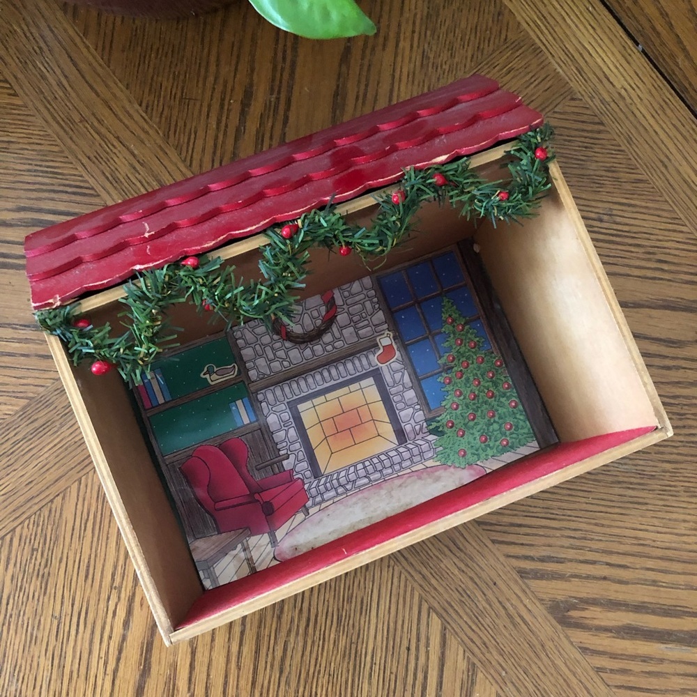 Vintage Handmade Wooden Dollhouse - Picture 7 of 10